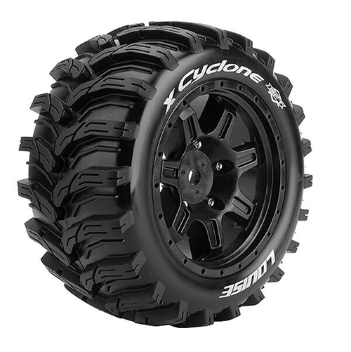 LOUISE RC X-CYCLONE BLACK MOUNTED ARRMA KRATON 8S HEX24MM